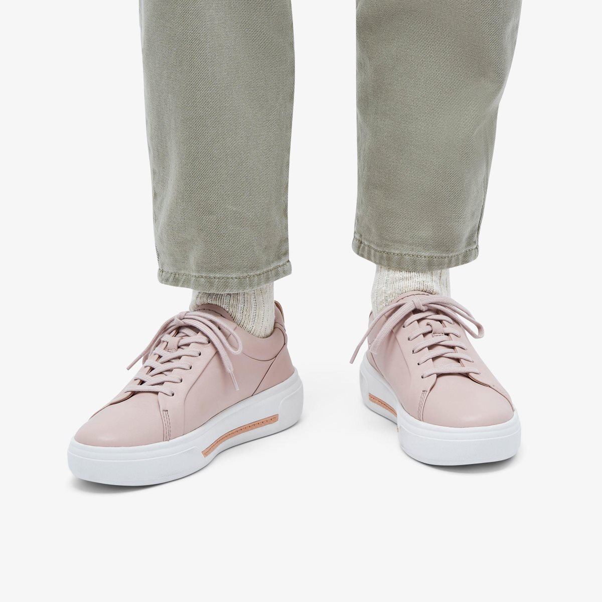 Clarks Hollyhock Walk Rose Leather Rose | MX5730829