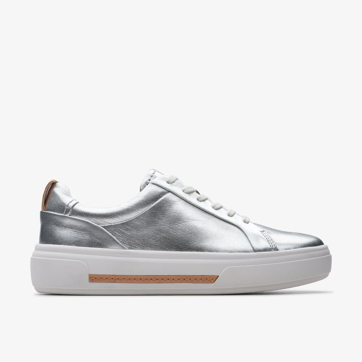 Clarks Hollyhock Walk Silver Leather Silver | EN6021739