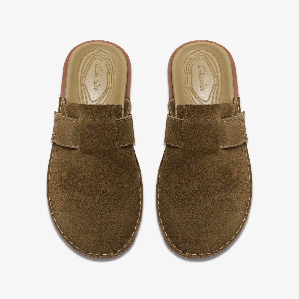 Clarks Litton Mule Oakwood Suede Oakwood | SP9738046