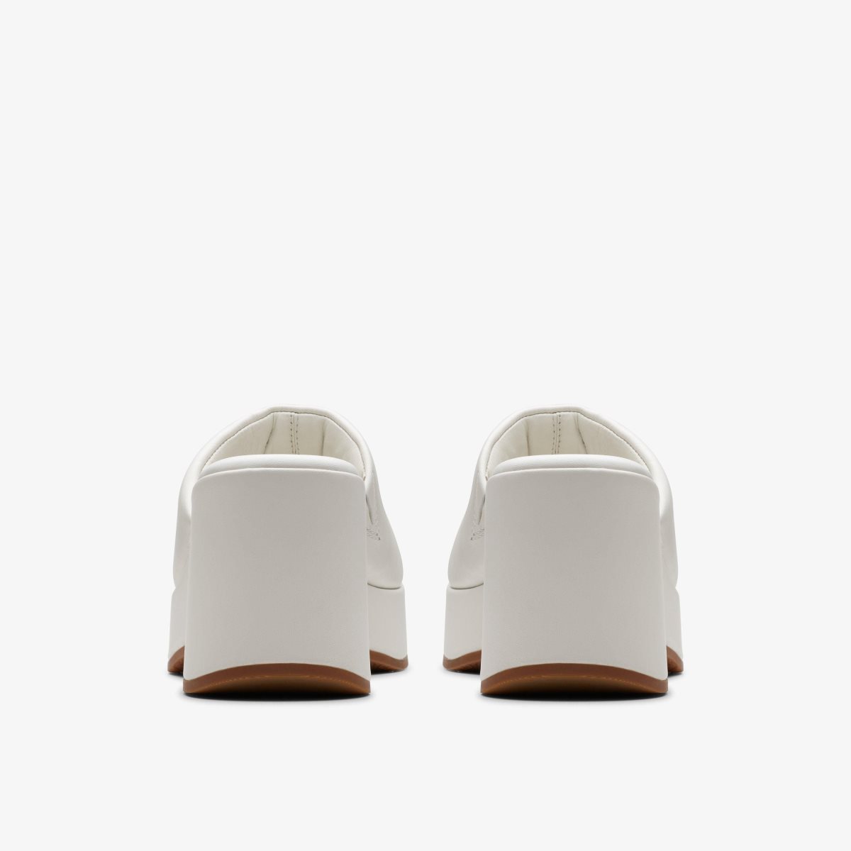 Clarks Manon Glide Off White Leather White | NH6215783