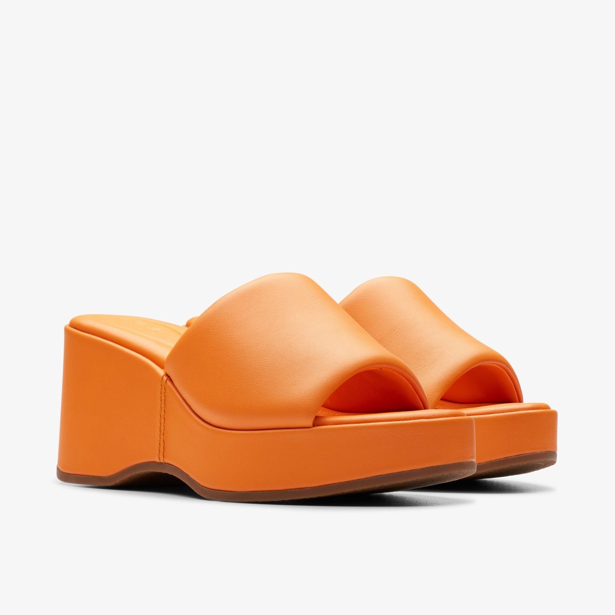 Clarks Manon Glide Orange Leather Orange | BA2358790