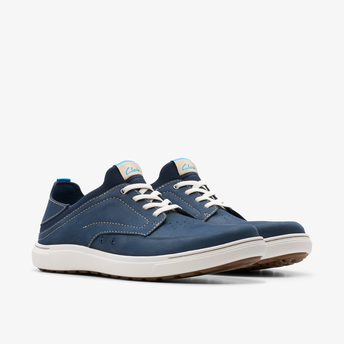 Clarks Mapstone Easy Navy Nubuck Navy | BE0632917