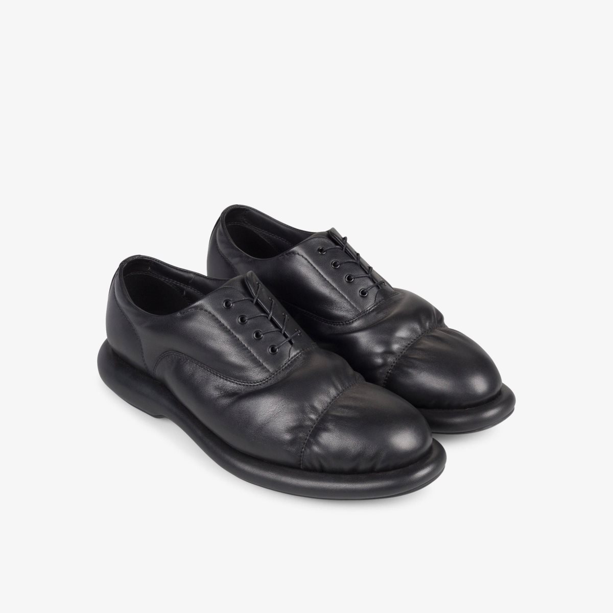 Clarks Martine Rose Mens Oxford 1 Black Leather Black | ZF0279548