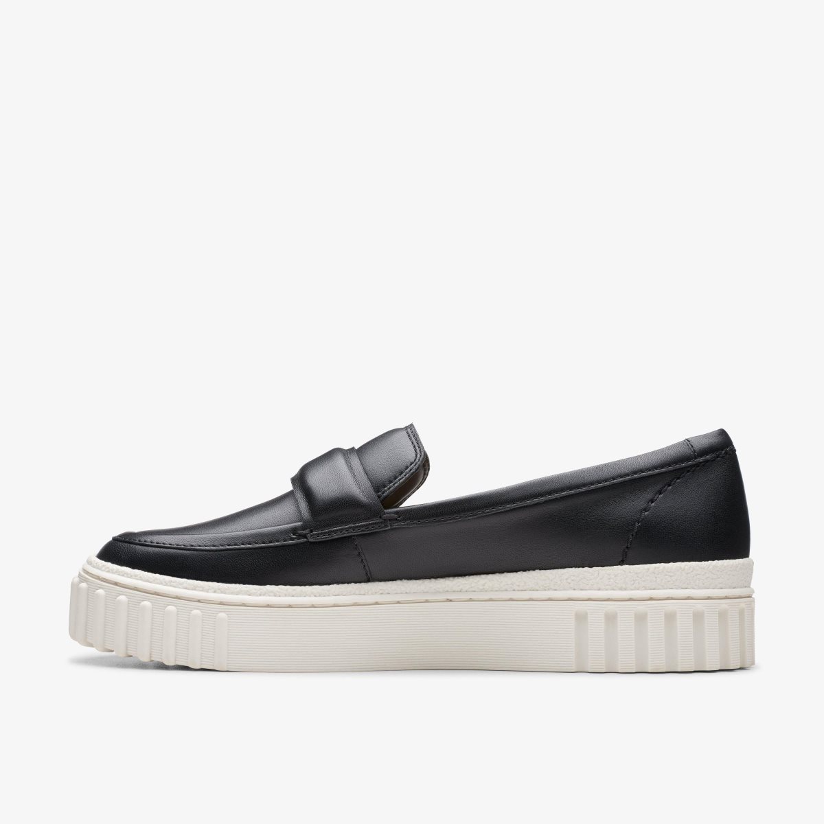 Clarks Mayhill Cove Black Leather Black | TU2693078