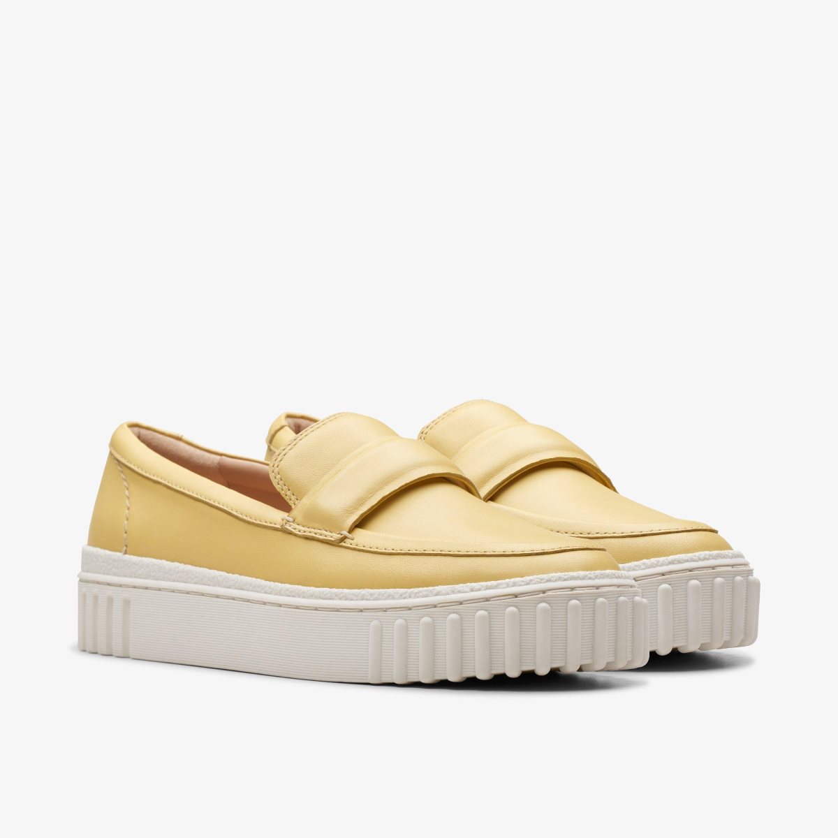 Clarks Mayhill Cove Yellow Leather Yellow | ZY2085316