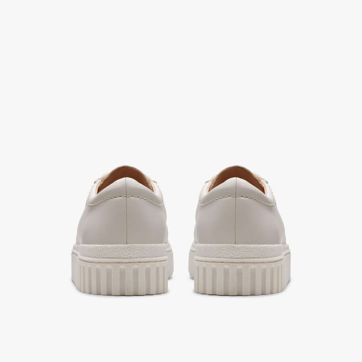 Clarks Mayhill Walk Off White Leather White | RB8975061