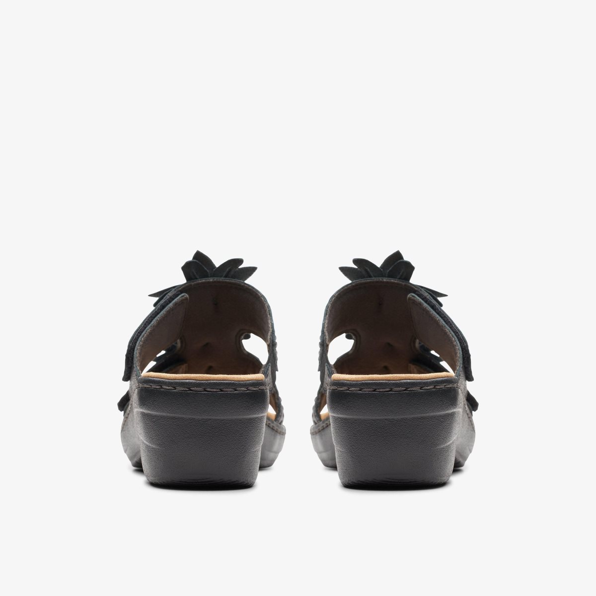 Clarks Merliah Raelyn Black Leather Black | NG6482571