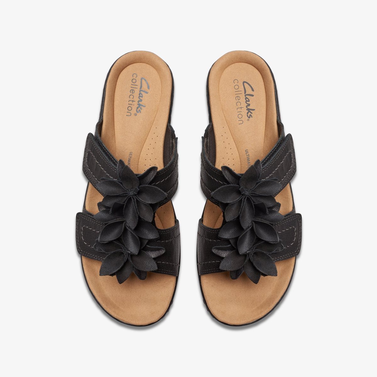 Clarks Merliah Raelyn Black Leather Black | NG6482571