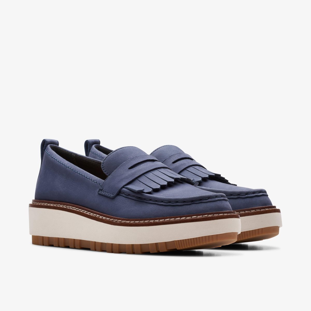 Clarks Orianna Loafer Navy Nubuck Navy | KW1906732