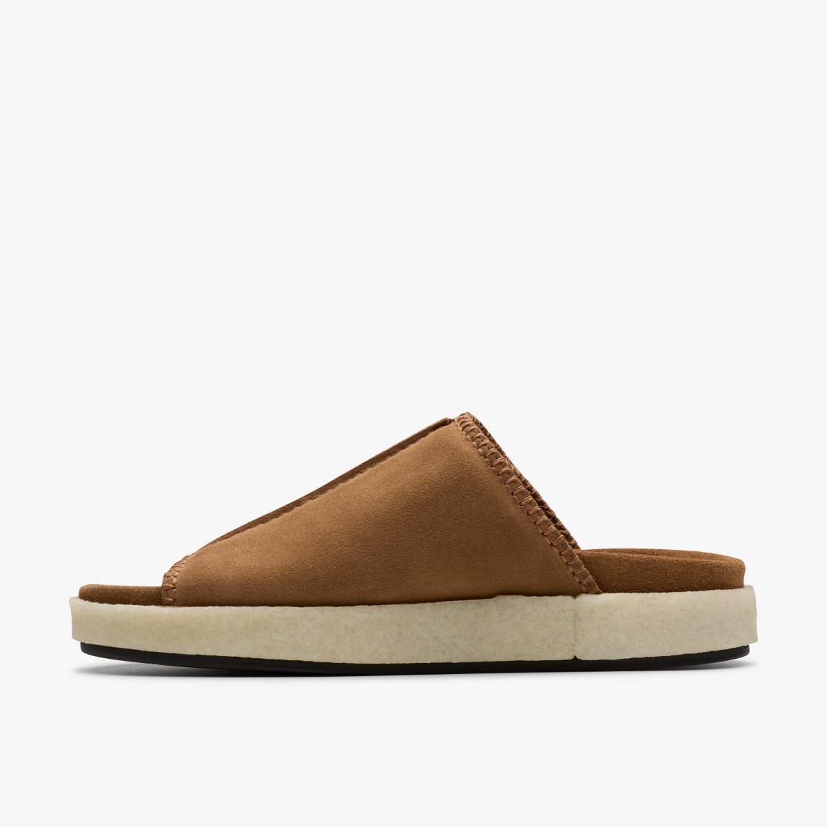 Clarks Overleigh Slide Cola Suede Cola | ZF2974513