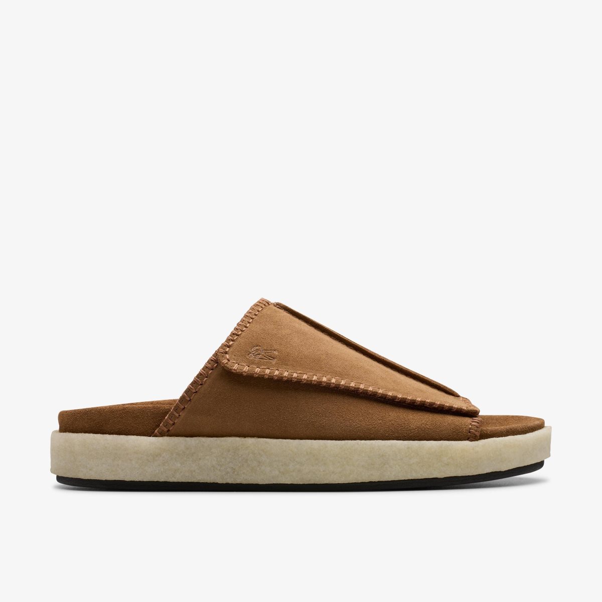 Clarks Overleigh Slide Cola Suede Cola | ZF2974513