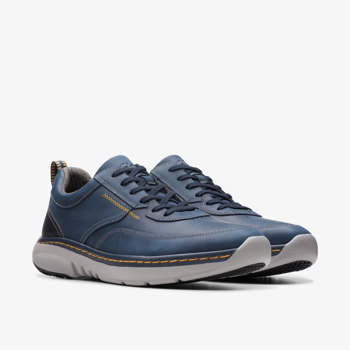 Clarks Pro Lace Navy Leather Navy | HD7081529