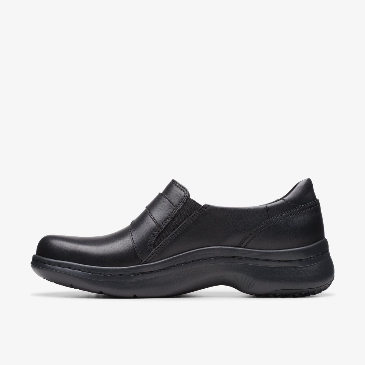 Clarks Pro Sky Black Leather Black | HK7438610