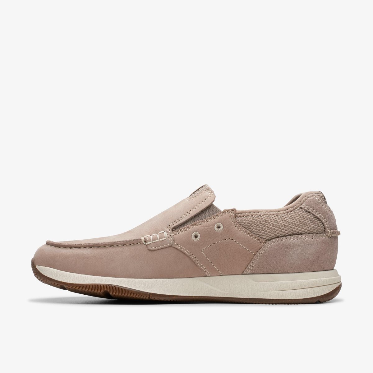 Clarks Sailview Step Light Grey Nubuck Light Grey | YU6791820