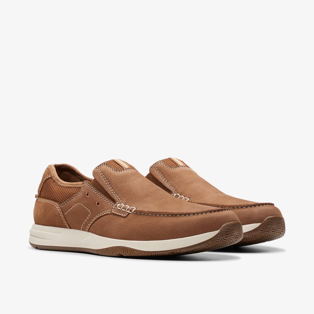 Clarks Sailview Step Light Tan Nubuck Light Brown | WC5147638