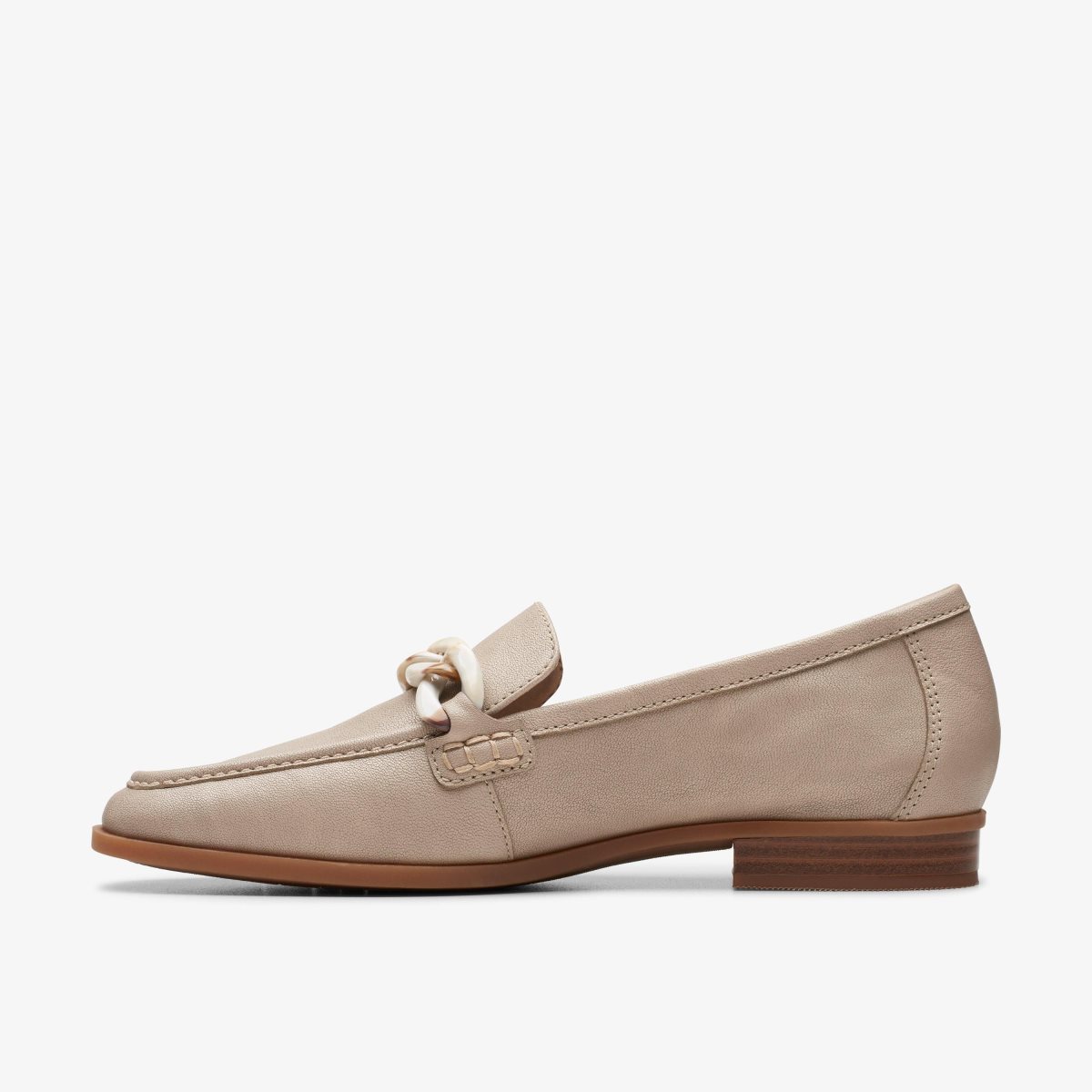 Clarks Sarafyna Iris Stone Leather Grey | BE5193874