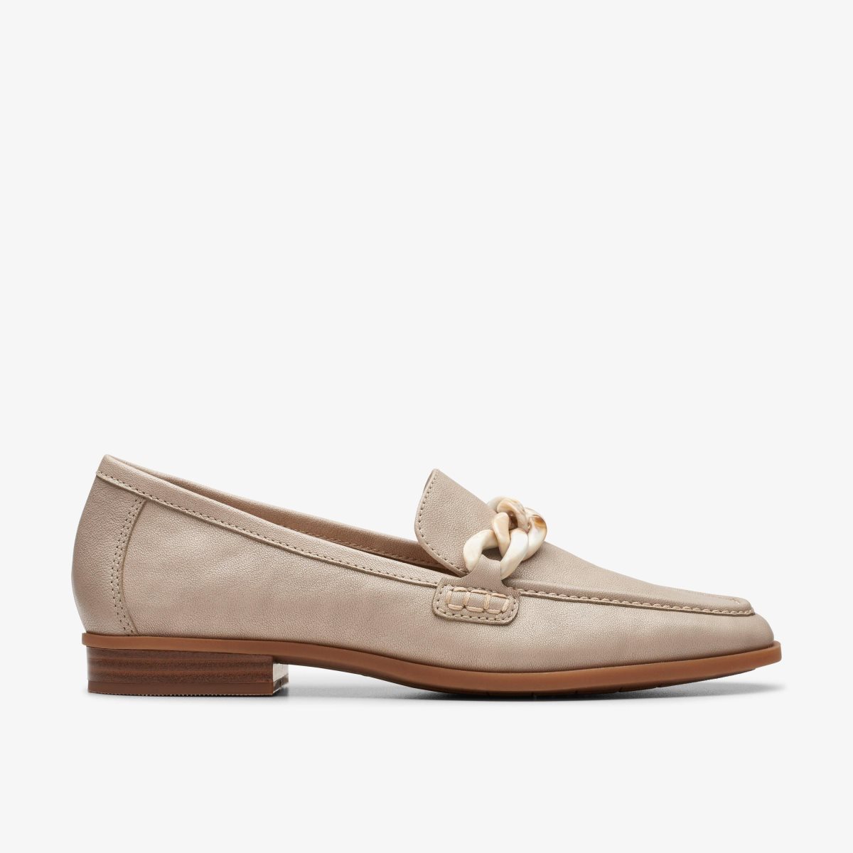 Clarks Sarafyna Iris Stone Leather Grey | BE5193874