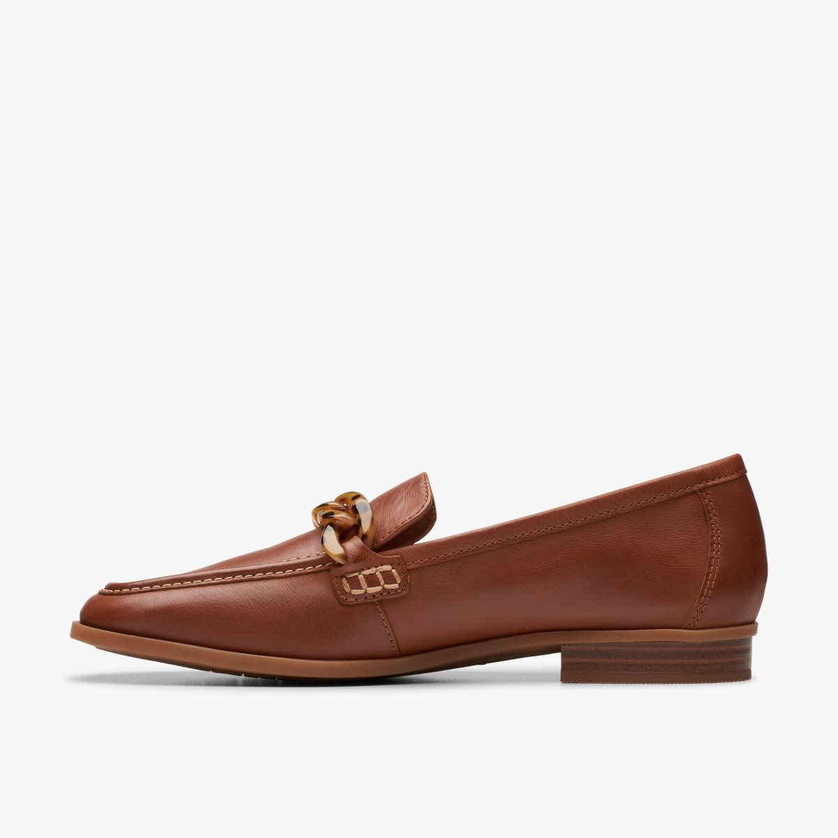 Clarks Sarafyna Iris Tan Leather Brown | VQ4907153