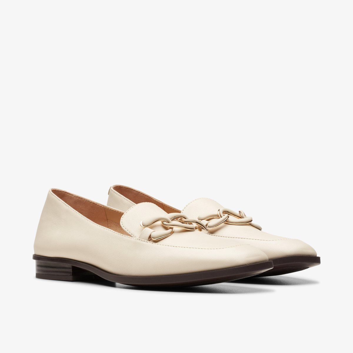 Clarks Sarafyna Rae Ivory Leather White | FA1305946