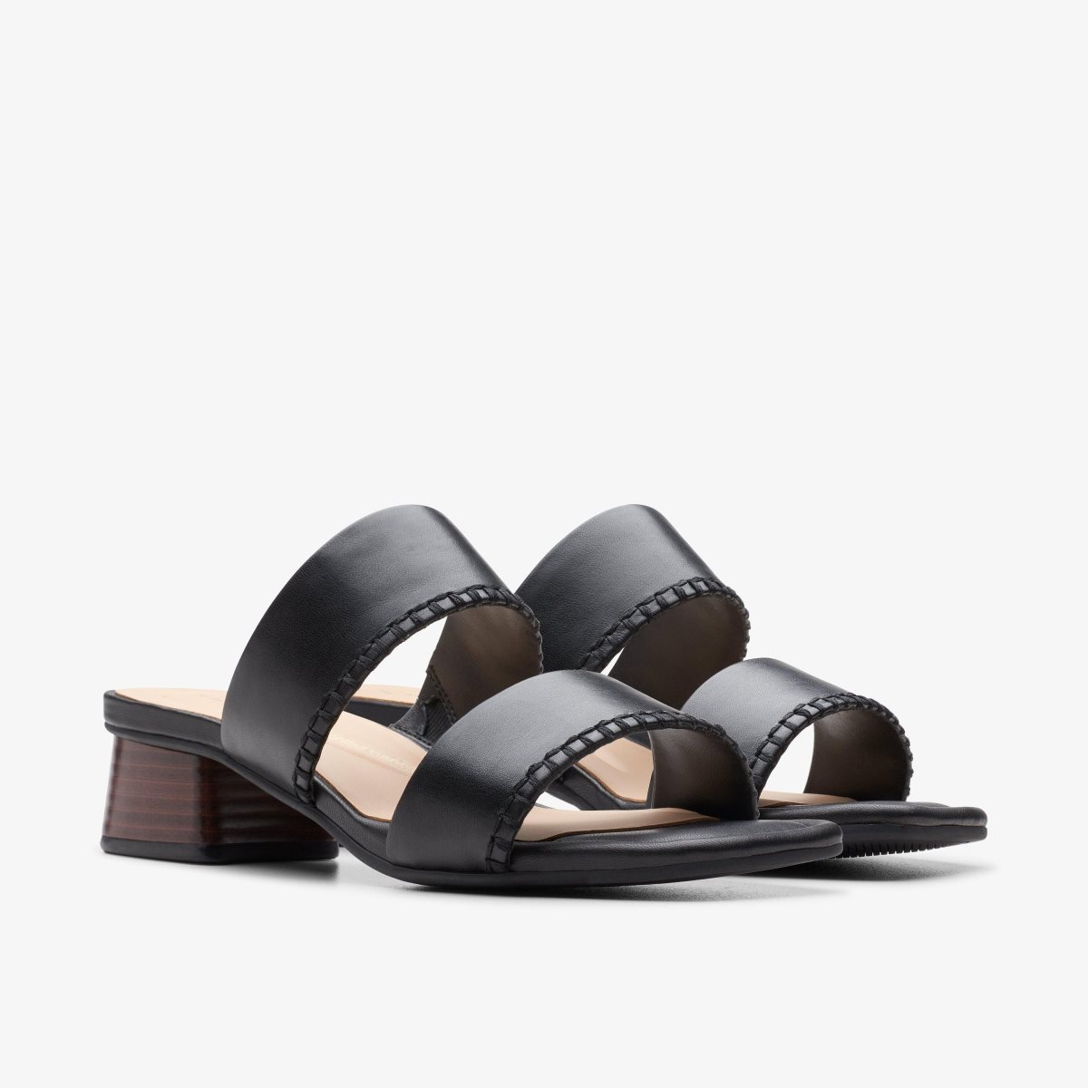 Clarks Serina 35 Mule Black Leather Black | SB1685704