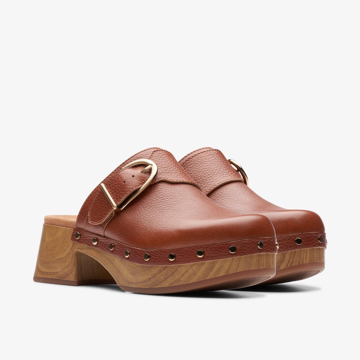 Clarks Sivanne Sun Tan Leather Brown | SK9137026