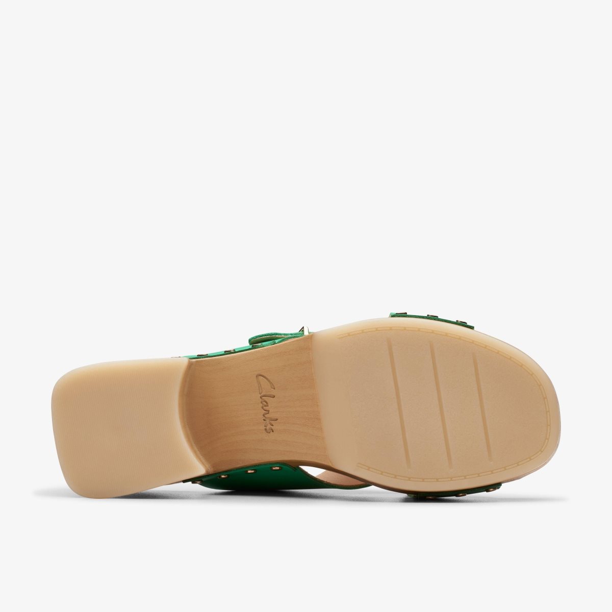 Clarks Sivanne Walk Green Leather Green | SE0184972