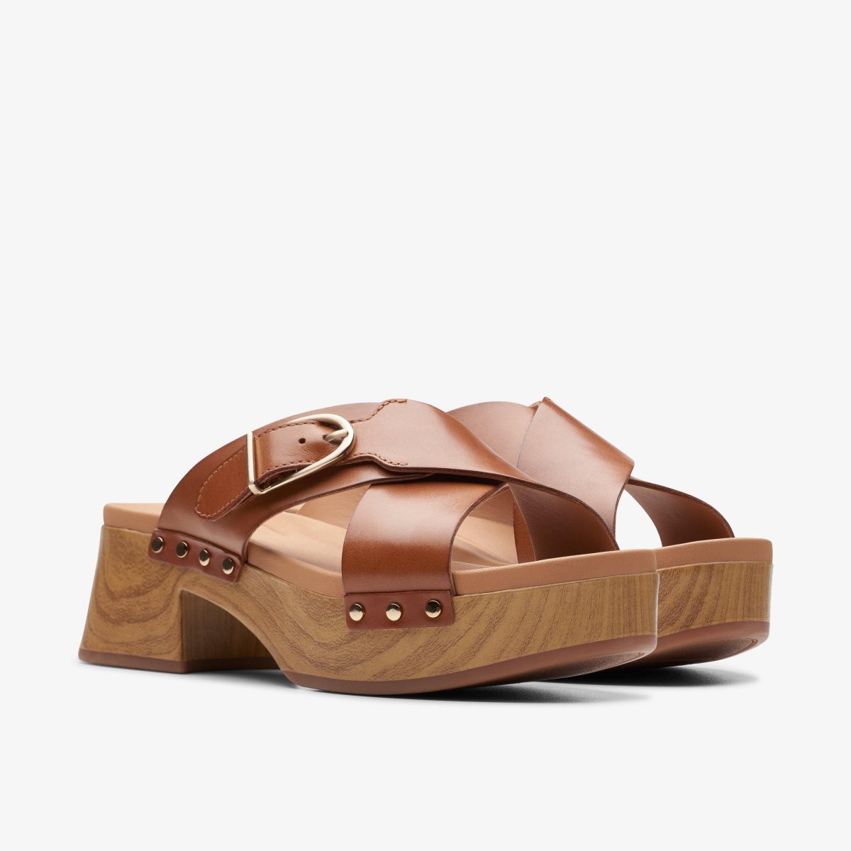 Clarks Sivanne Walk Tan Leather Brown | FR9203175