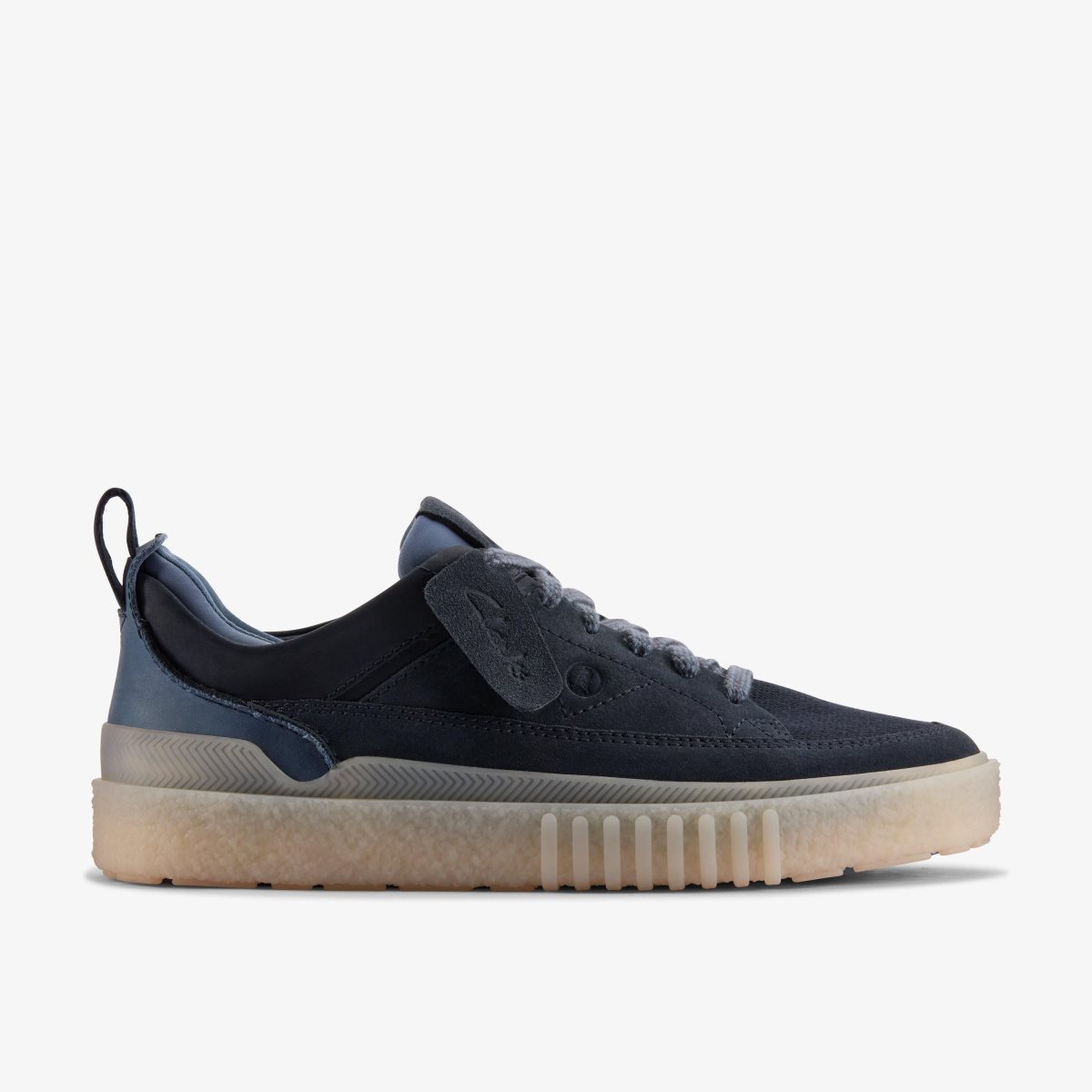 Clarks Somerset Lace Navy Suede Navy | VR8460759