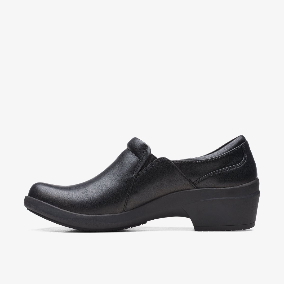 Clarks Talene Pace Black Leather Black | VO8241973