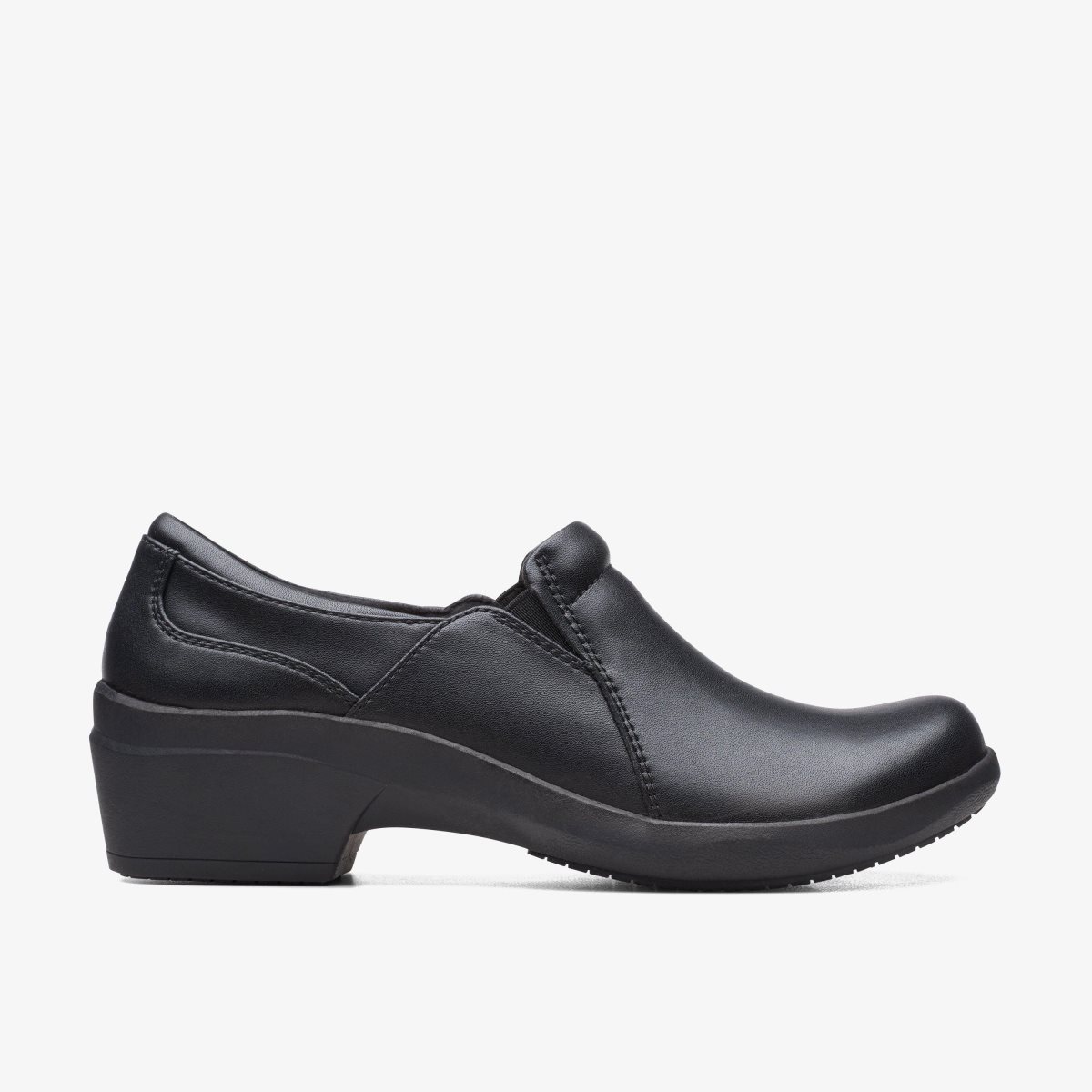 Clarks Talene Pace Black Leather Black | VO8241973