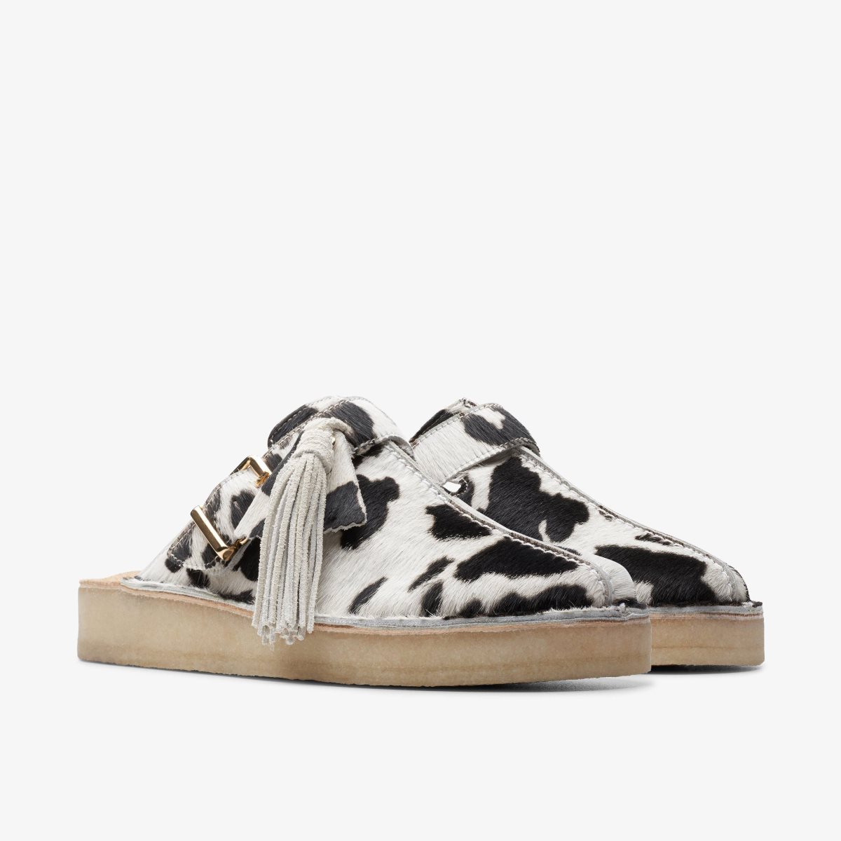 Clarks Trek Mule Cow Print HairOn Cow Print HairOn | NF7350146