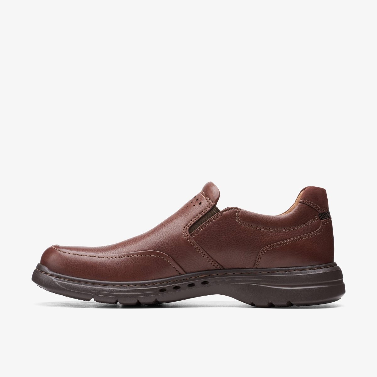 Clarks Un Brawley Step Mahogany Leather Mahogany | IE3807265