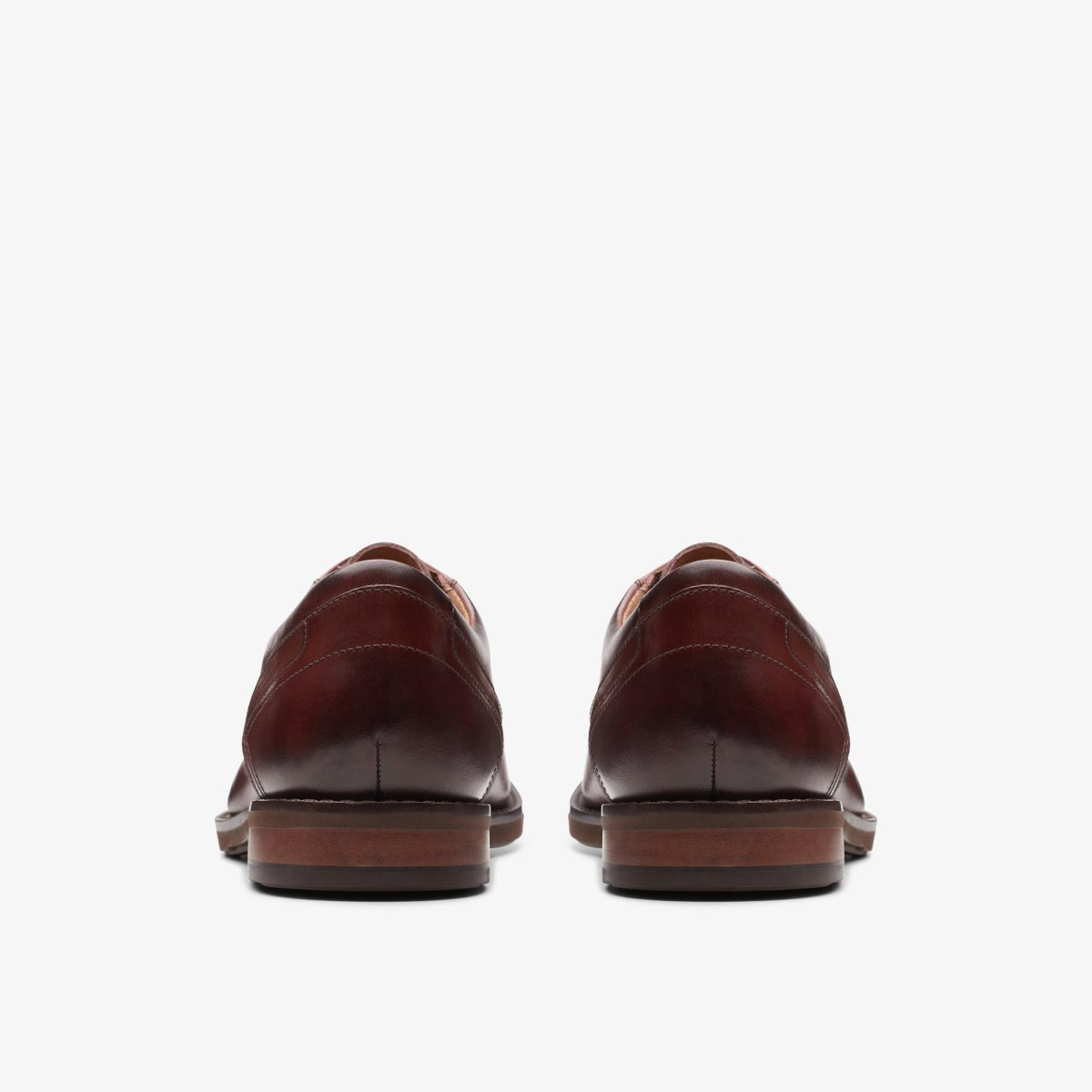 Clarks Un Hugh Lace Brown Leather Brown | LX9610435