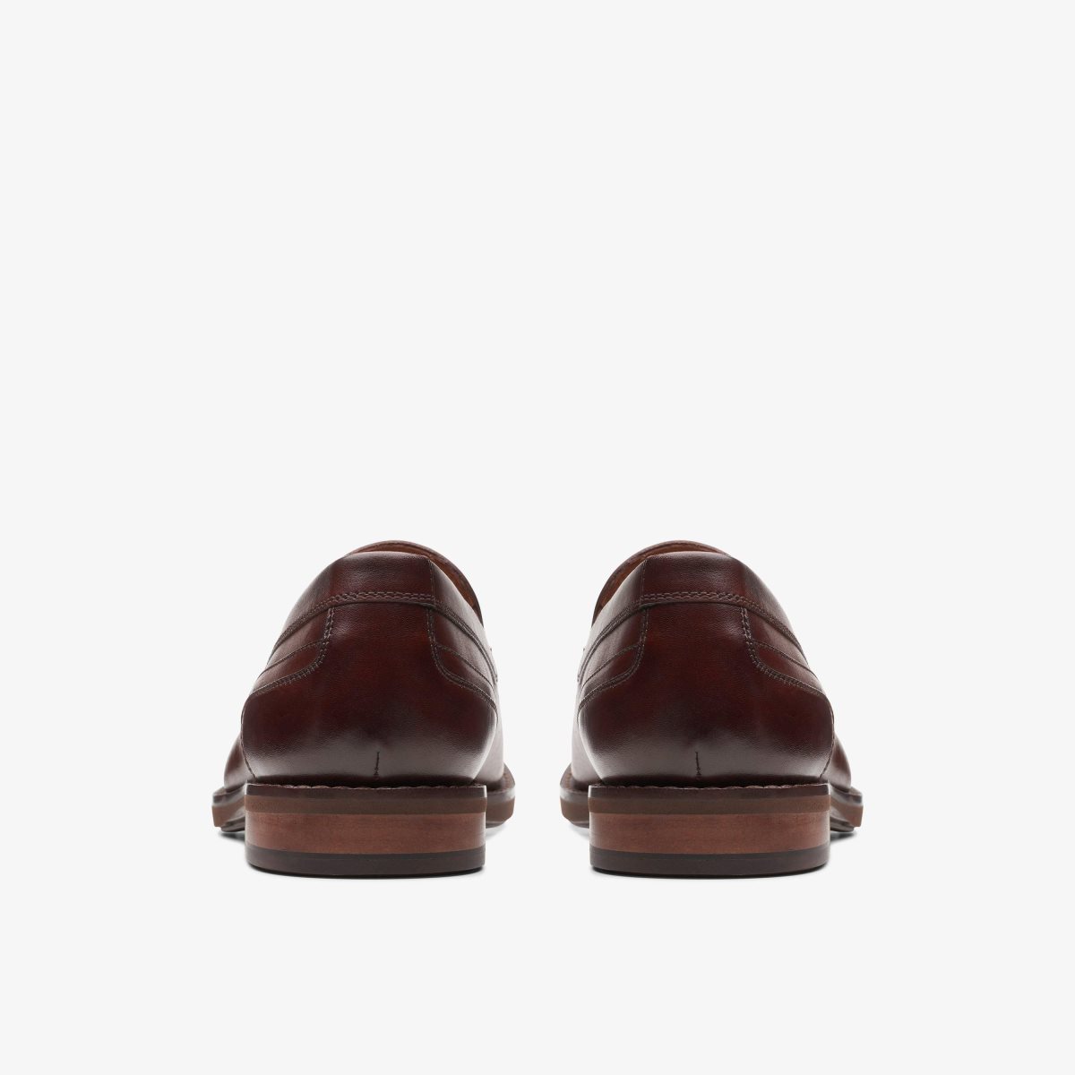 Clarks Un Hugh Step Brown Leather Brown | NO4123689