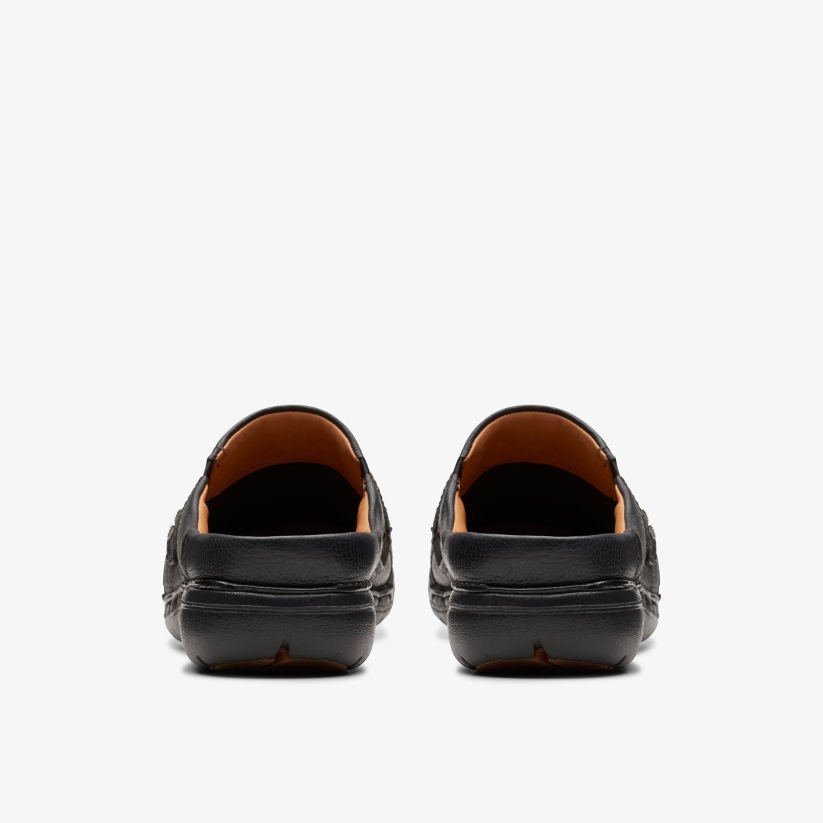 Clarks Un Loop Ease Black Leather Black | YO6180327