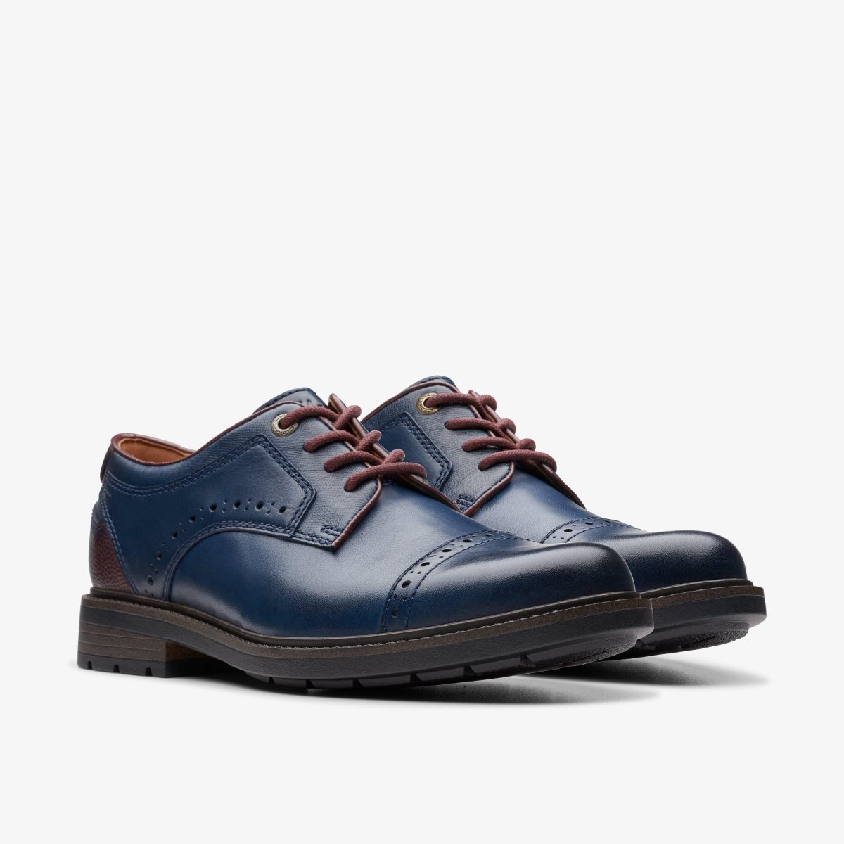 Clarks Un Shire Vibe Navy Combination Navy | MW1386052