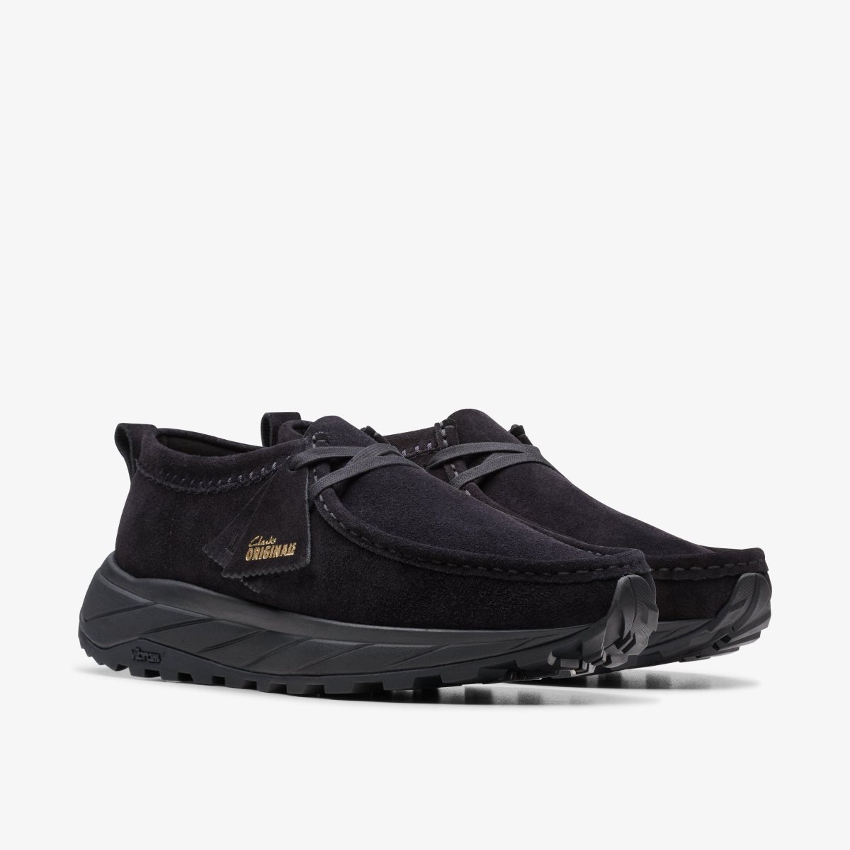 Clarks Walla Eden Lo Black Suede Black | XM4652178