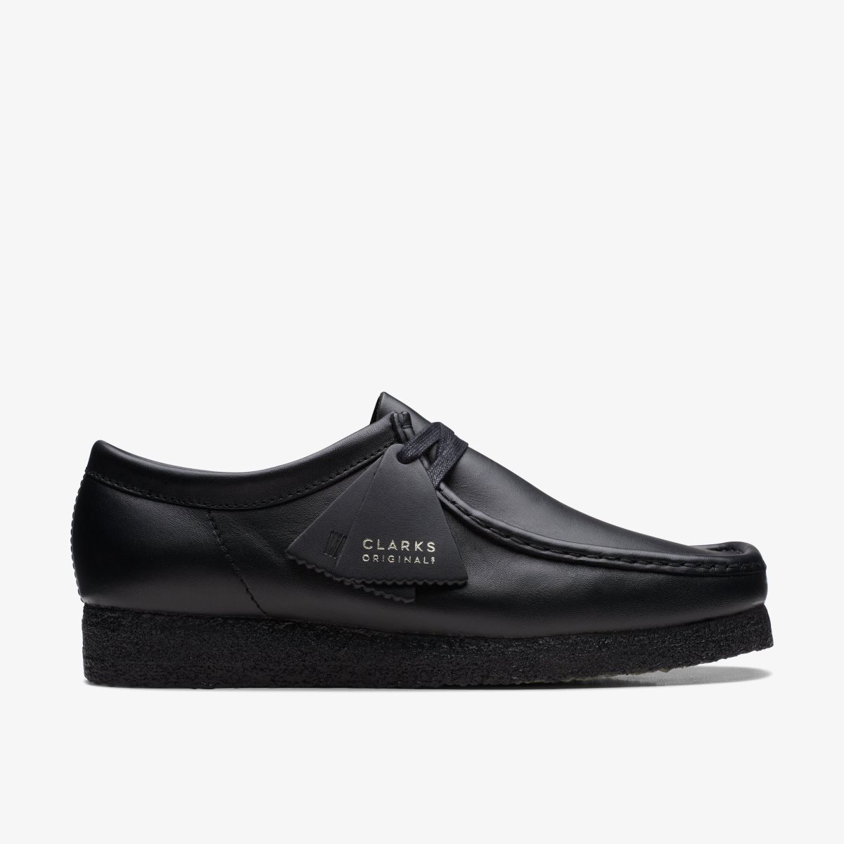 Clarks Wallabee Black Leather undefined | KQ6820417