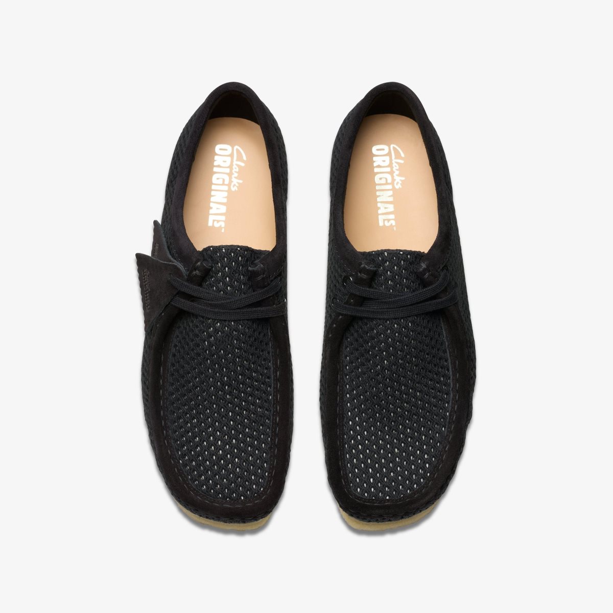 Clarks Wallabee Black Mesh Black | PL8796401