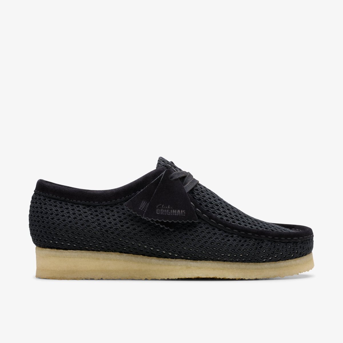 Clarks Wallabee Black Mesh Black | PL8796401