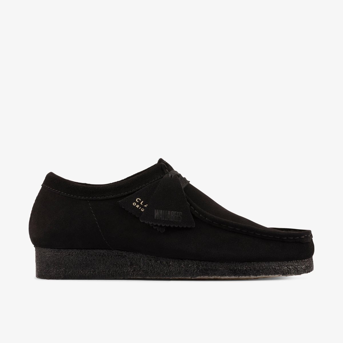 Clarks Wallabee Black Suede undefined | IY7345698