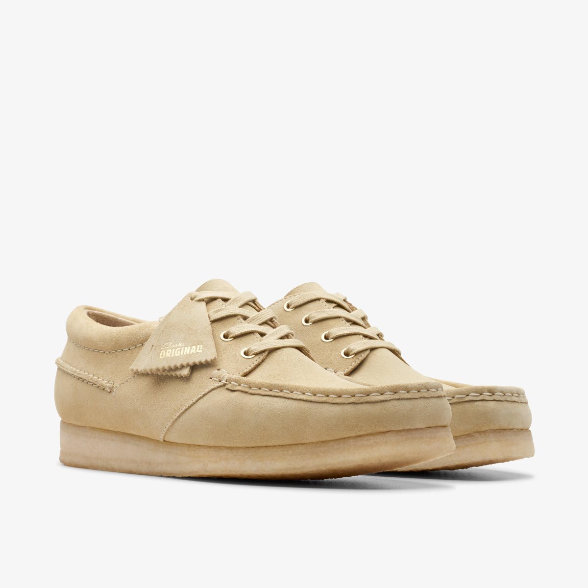 Clarks Wallabee Boat Maple Suede Maple | UX1274063