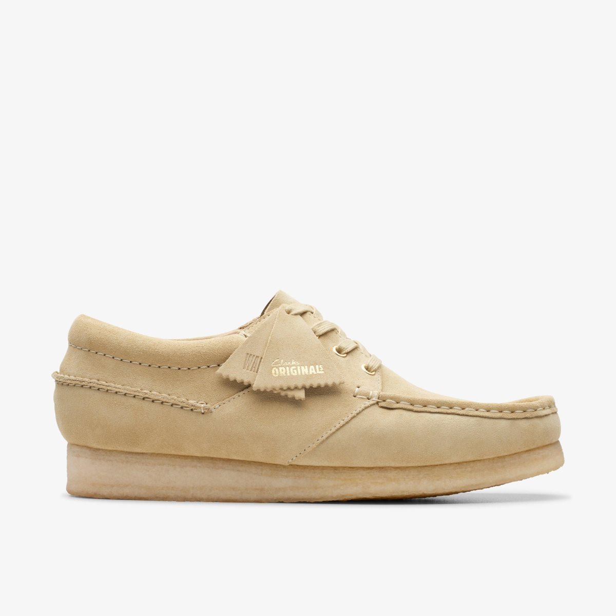 Clarks Wallabee Boat Maple Suede Maple | UX1274063