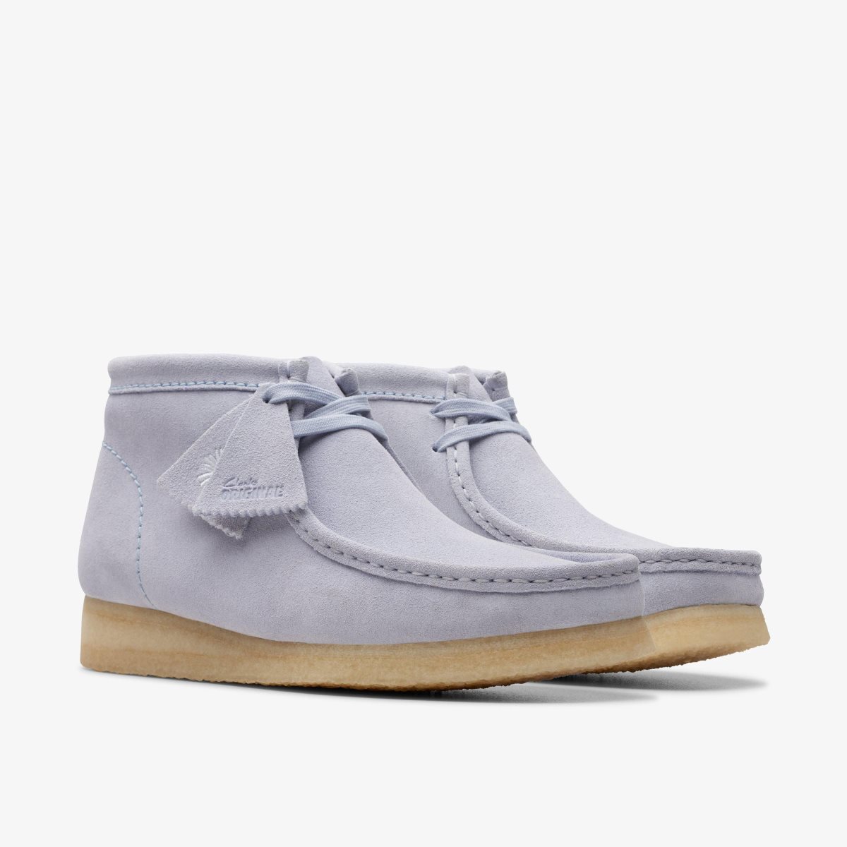 Clarks Wallabee Boot Cloud Grey Suede Grey | DS0143897