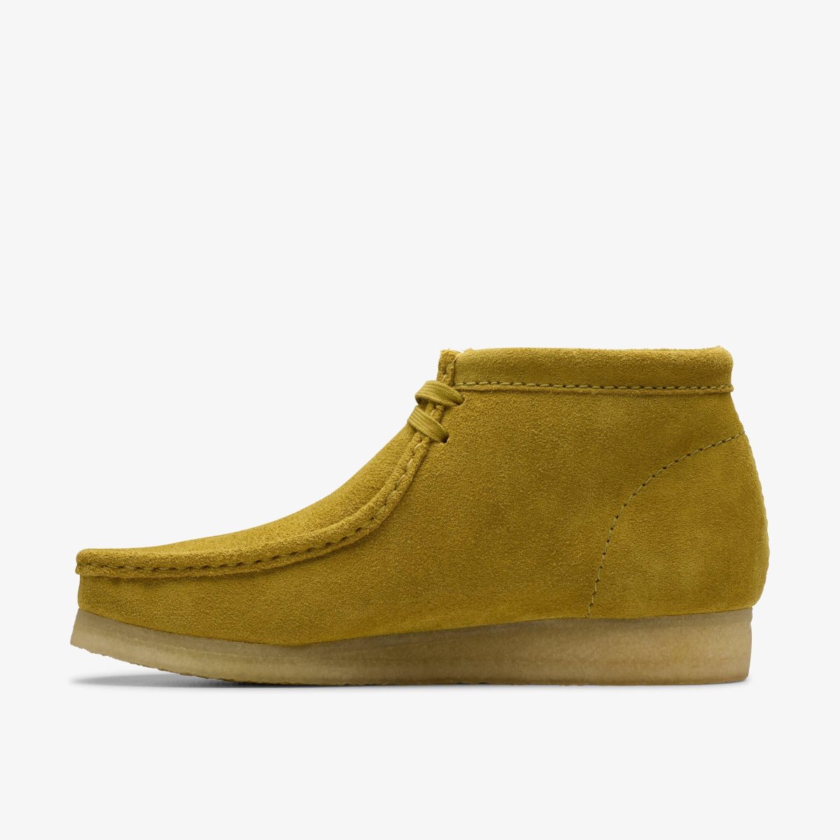 Clarks Wallabee Boot Olive Suede Olive | DX2349875