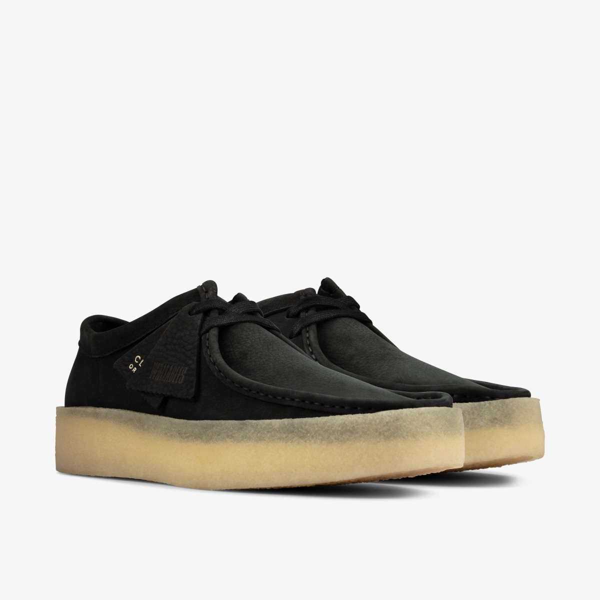 Clarks Wallabee Cup Black Nubuck Black | XD8259467