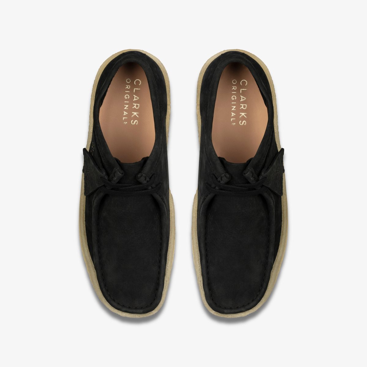 Clarks Wallabee Cup Black Nubuck Black | XD8259467