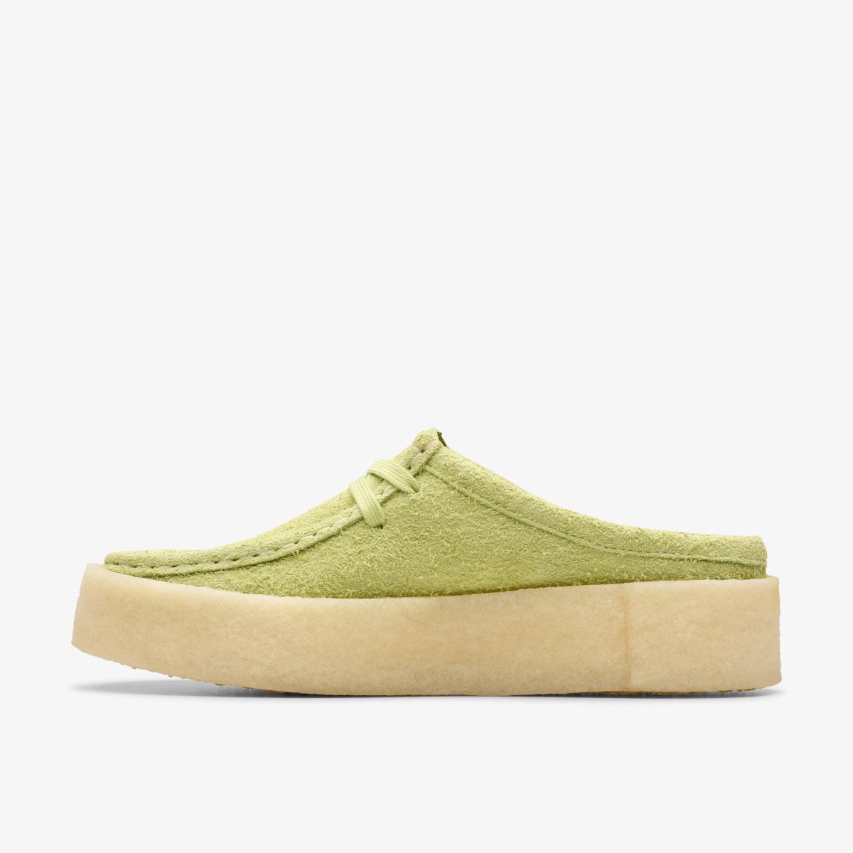 Clarks Wallabee Cup Lo Lime Hairy Suede Light Green | NC1872630