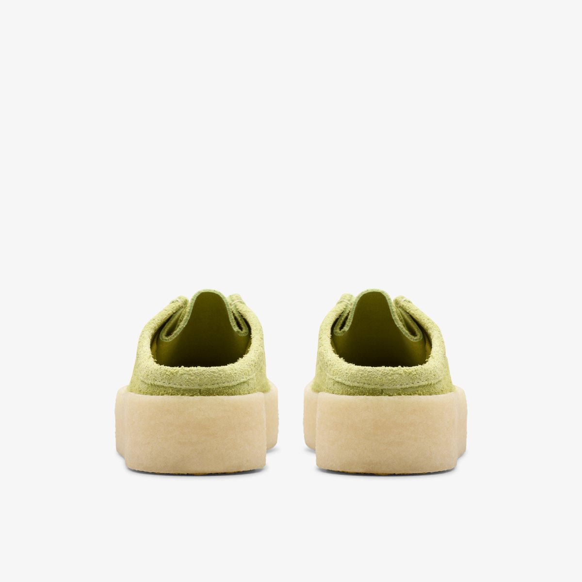 Clarks Wallabee Cup Lo Lime Hairy Suede Light Green | NC1872630