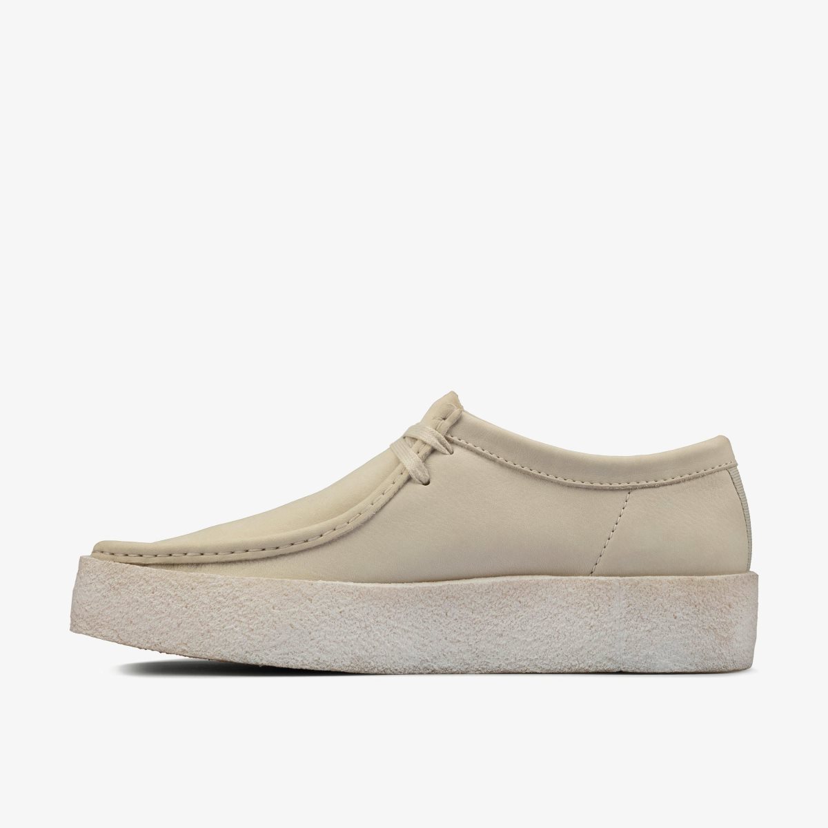 Clarks Wallabee Cup White Nubuck White | BA3975120